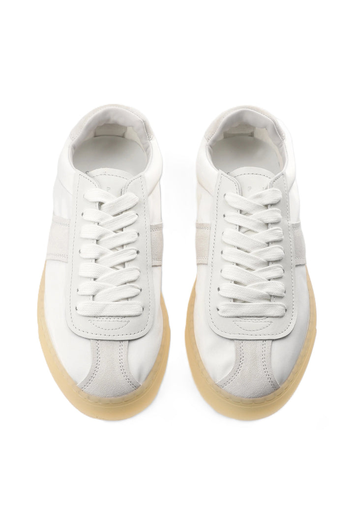 Sneaker Copenhagen Studios CPH98 aus Suede und Glattleder mit moderner sportlicher Silhouette und dezenter Schnürung in weiß