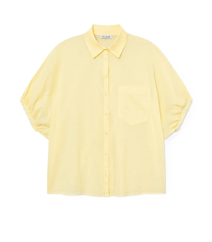 Bluse So Sue Cowboy Collar Voile