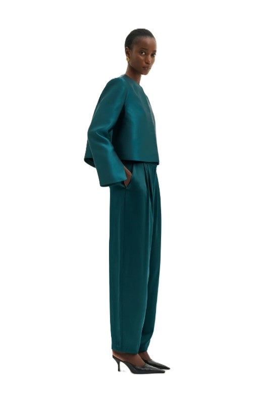 Hose Malina Smilla Barrel Leg Satin Trousers