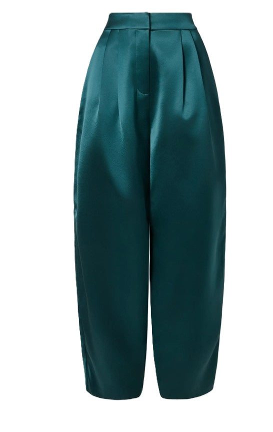 Hose Malina Smilla Barrel Leg Satin Trousers