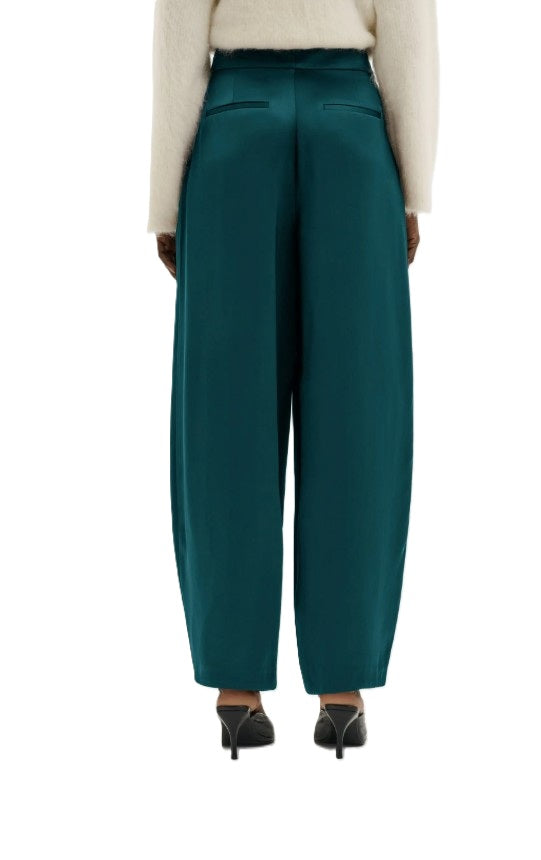 Hose Malina Smilla Barrel Leg Satin Trousers