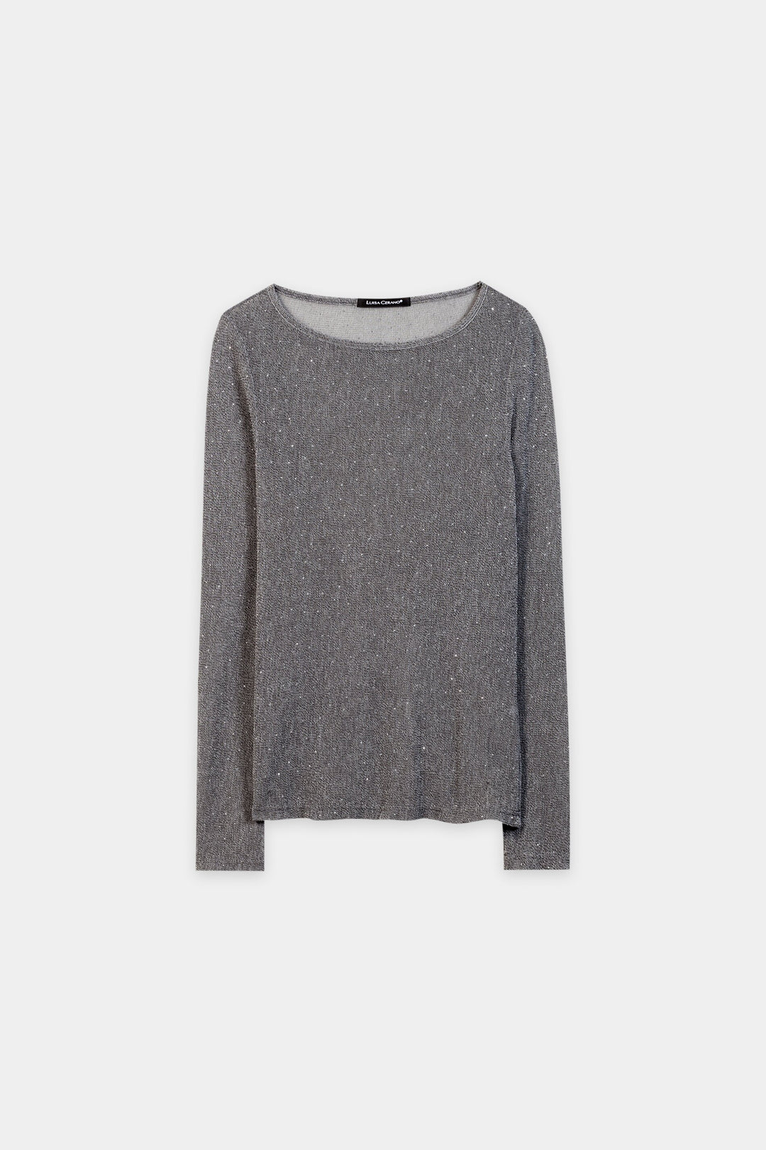 Glanz-Rundhals-Shirt