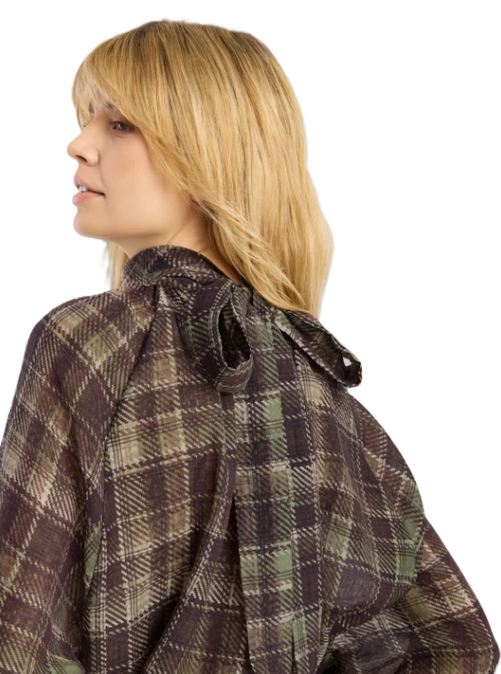 Bluse SoSue Bow Check