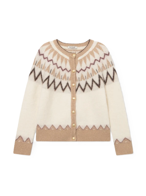 Strickjacke SoSue Brushed Norweger