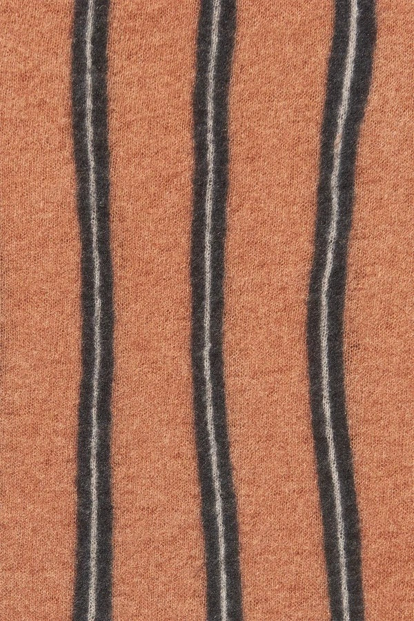 Schal Pur Schoen Tuch 3-Eck ADRIA stripes toffee-crema