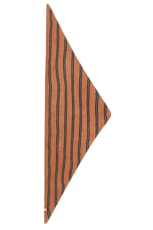 Schal Pur Schoen Tuch 3-Eck ADRIA stripes toffee-crema