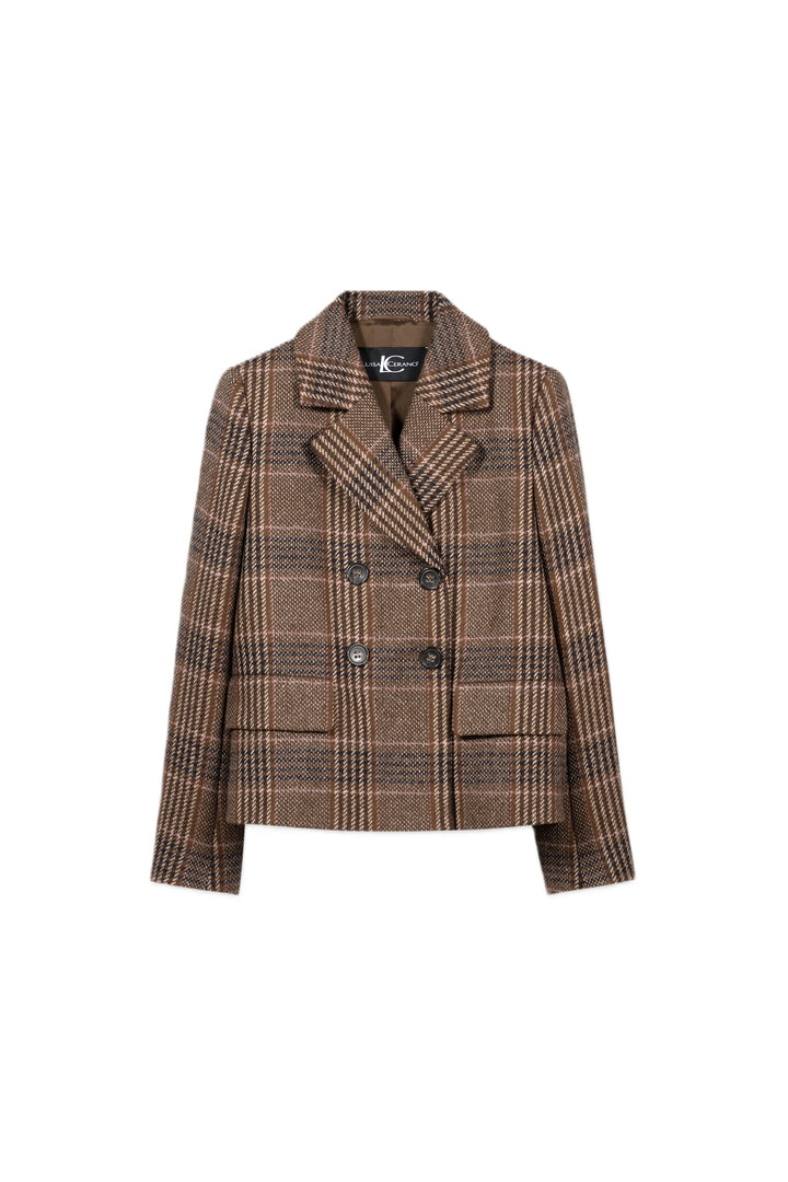 Karo-Blazer Luisa Cerano aus Woll-Mix