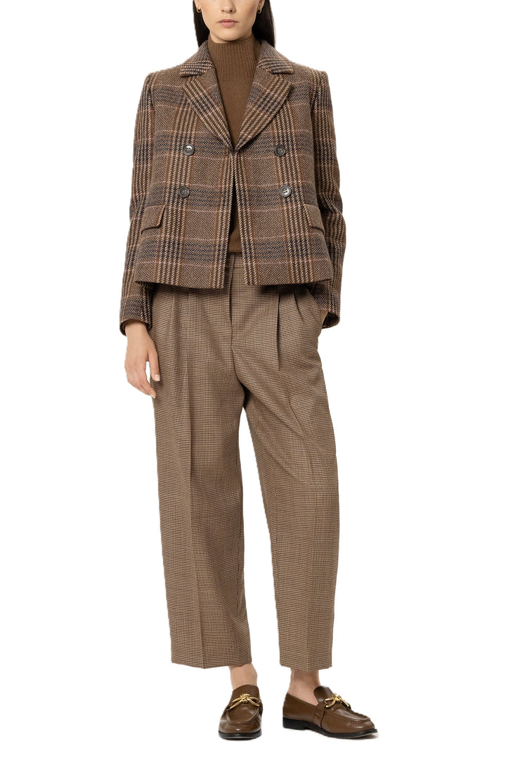 Karo-Blazer Luisa Cerano aus Woll-Mix