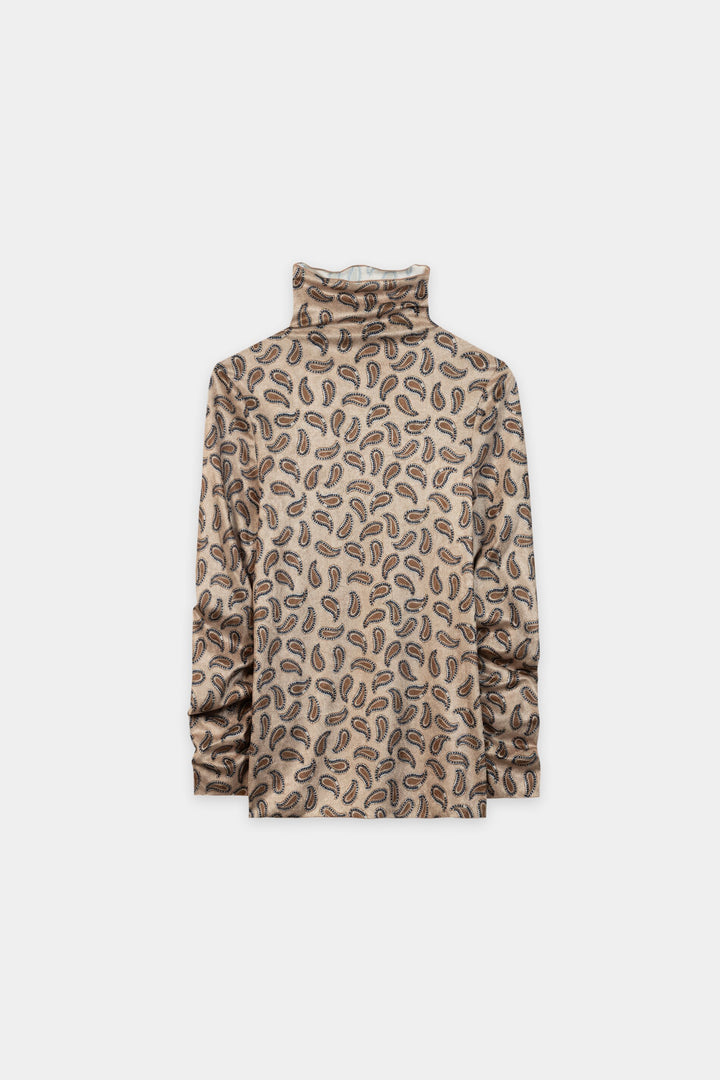 Turtleneck-Shirt mit Print