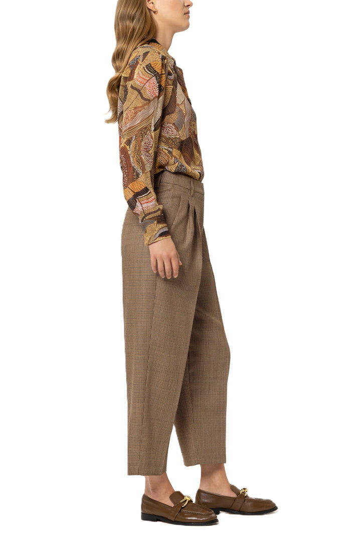 Hose Luisa Cerano Glencheck-Tapered-Pants