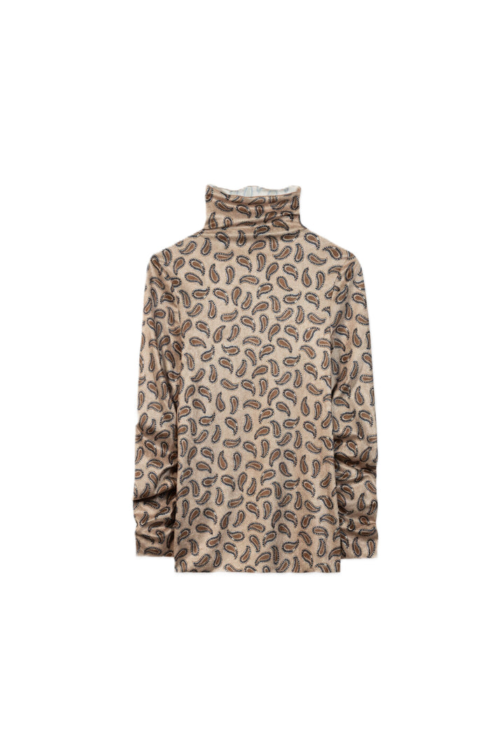 Shirt Luisa Cerano Turtleneck-Shirt mit Print