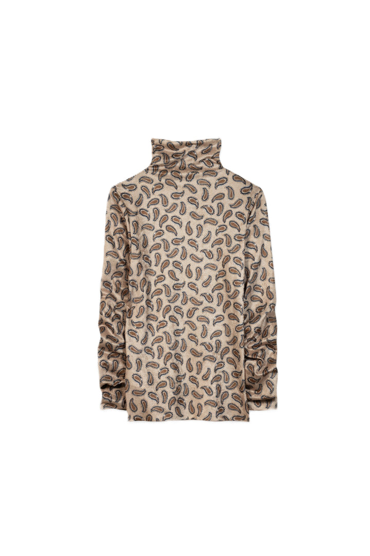 Shirt Luisa Cerano Turtleneck-Shirt mit Print