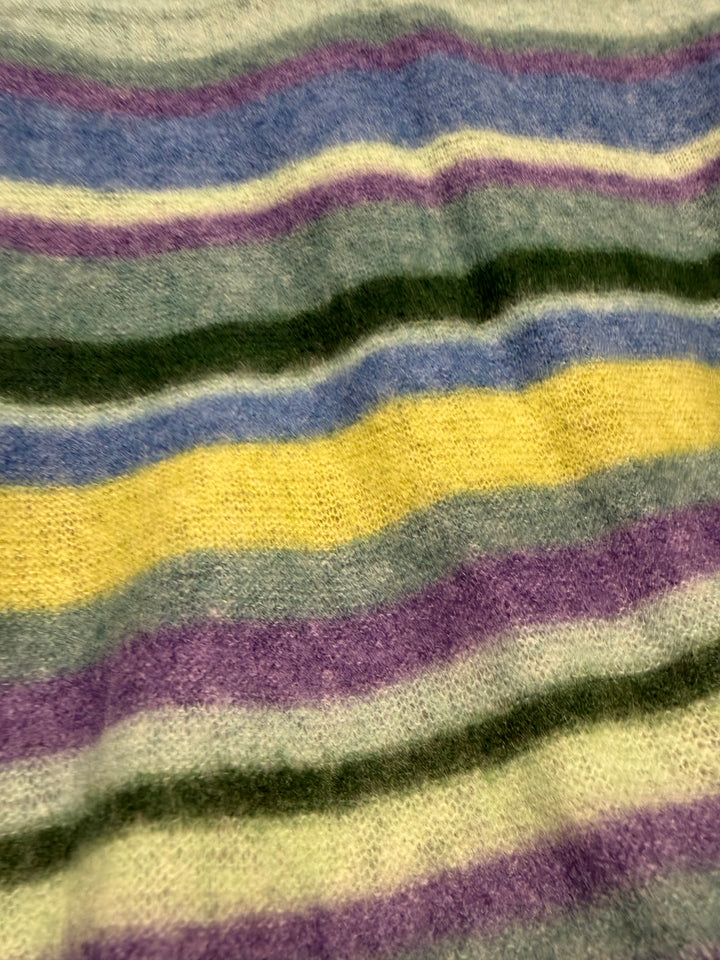 Kaschmirschal PurSchön SLIM  rainbow power pop blue