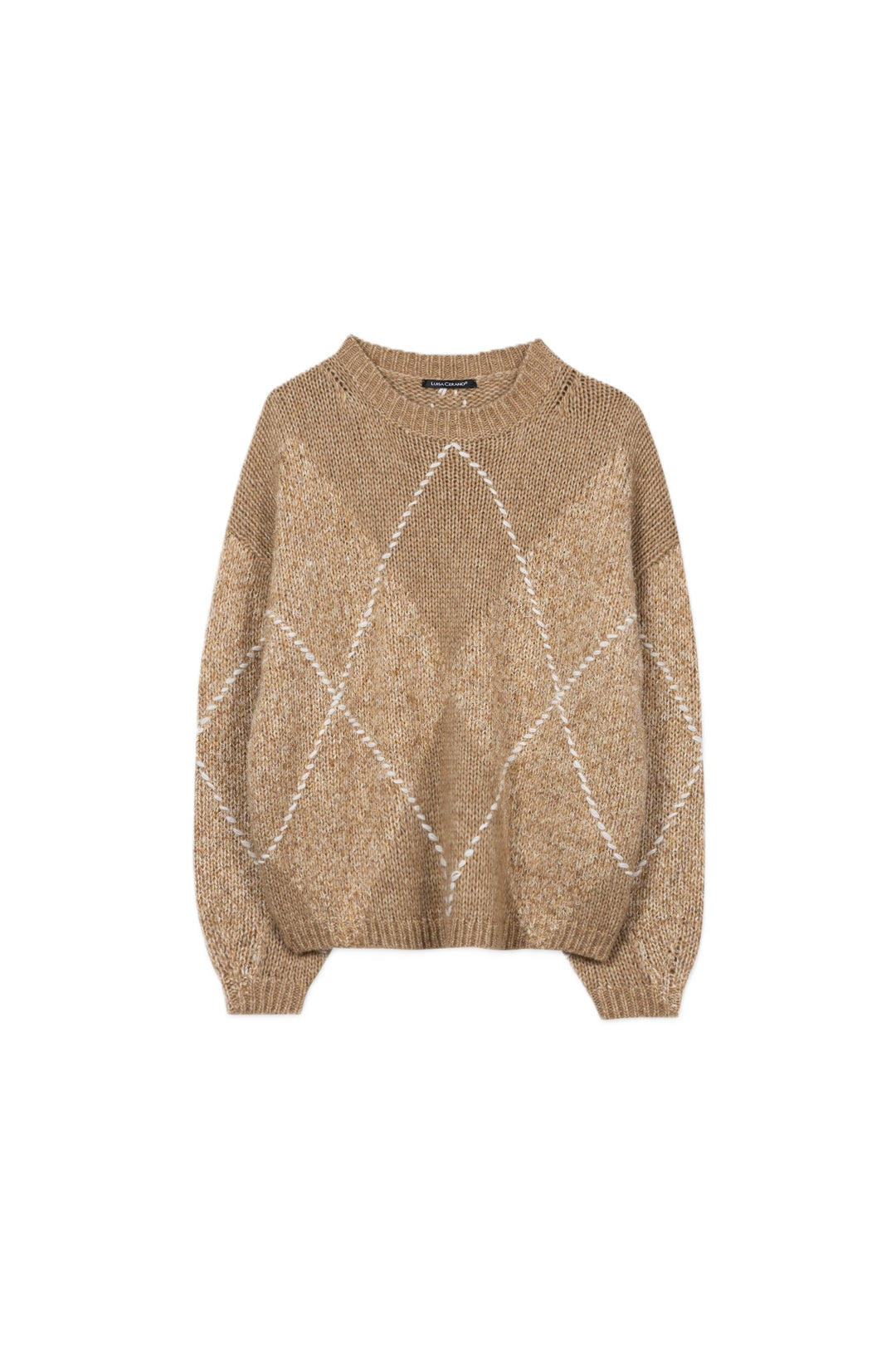 Pullover Luisa Cerano Alpaka-Mix-Pullover mit Muster