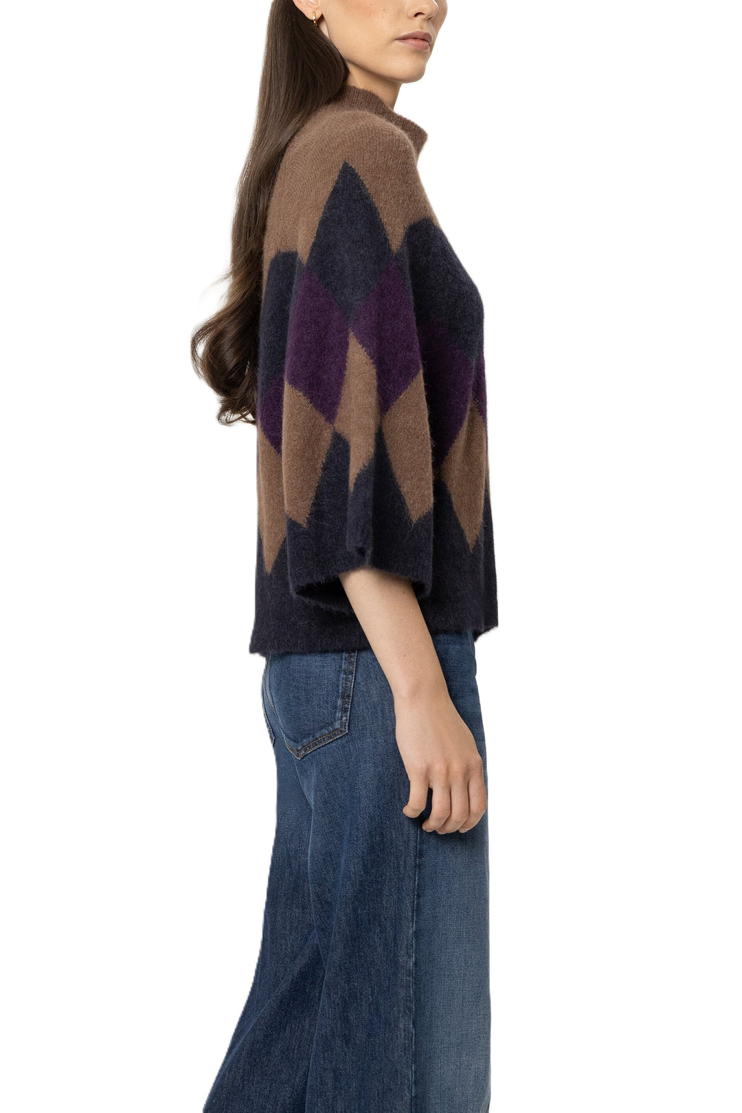 Cape Luisa Cerano Cape-Pullover mit Muster