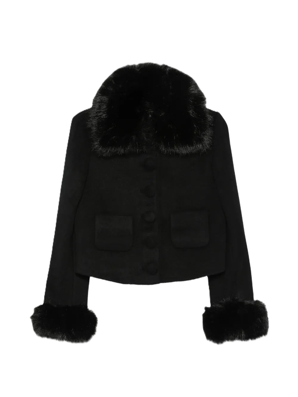 Jacke Self-Portrait Fur Cuff