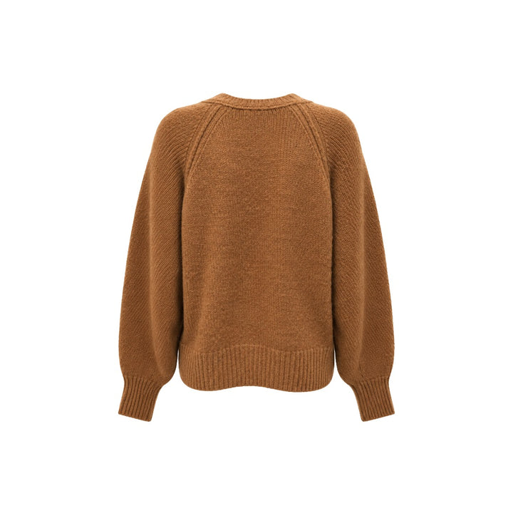 Strickjacke Handmade V-Neck Raglan