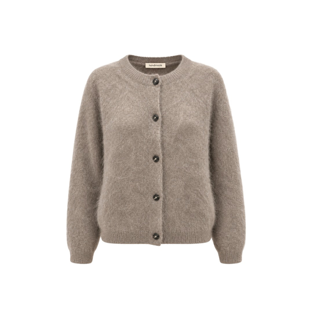 Strickjacke Handmade Round Neck Sweater