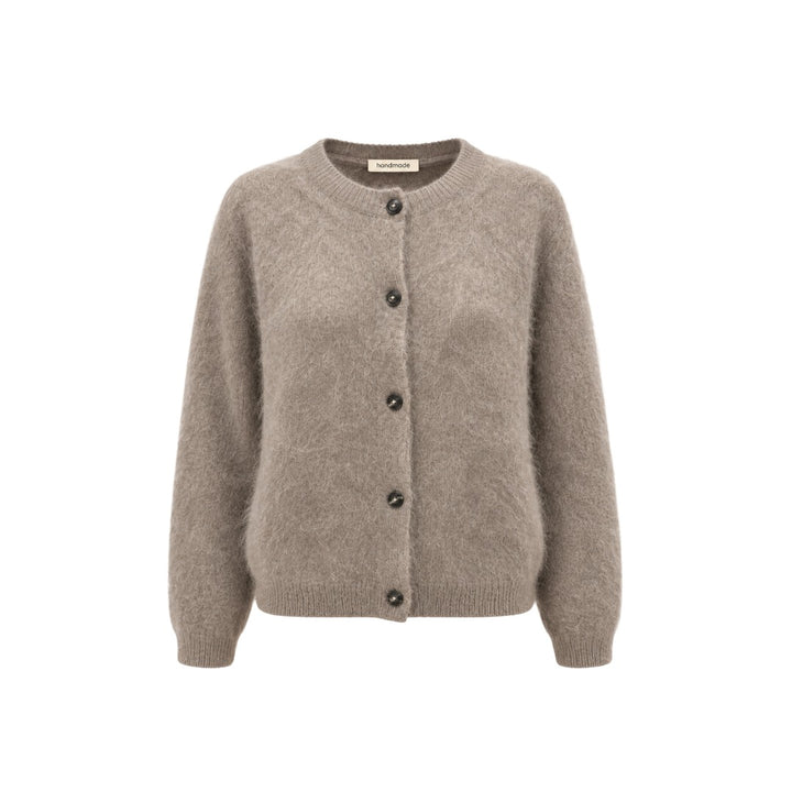 Strickjacke Handmade Round Neck Sweater