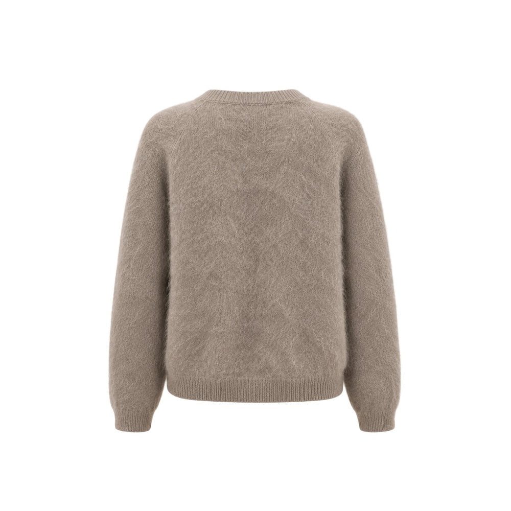 Strickjacke Handmade Round Neck Sweater