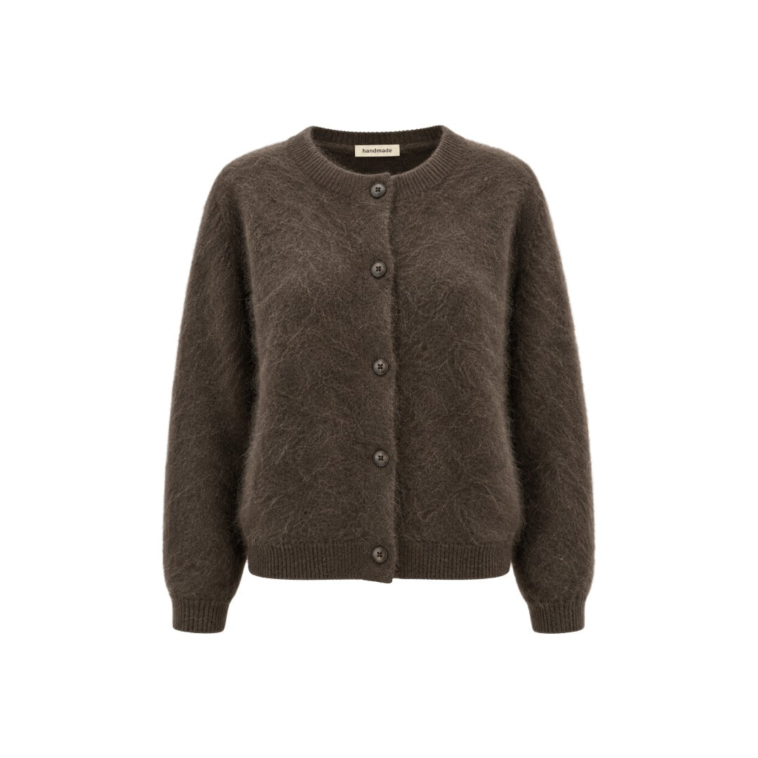 Strickjacke Handmade Round Neck Sweater