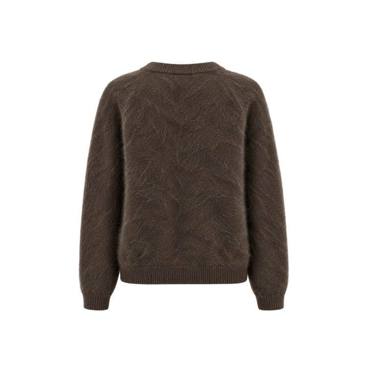 Strickjacke Handmade Round Neck Sweater