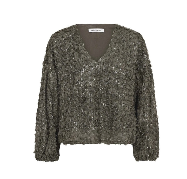 MalinaCC Sequin V-Blouse