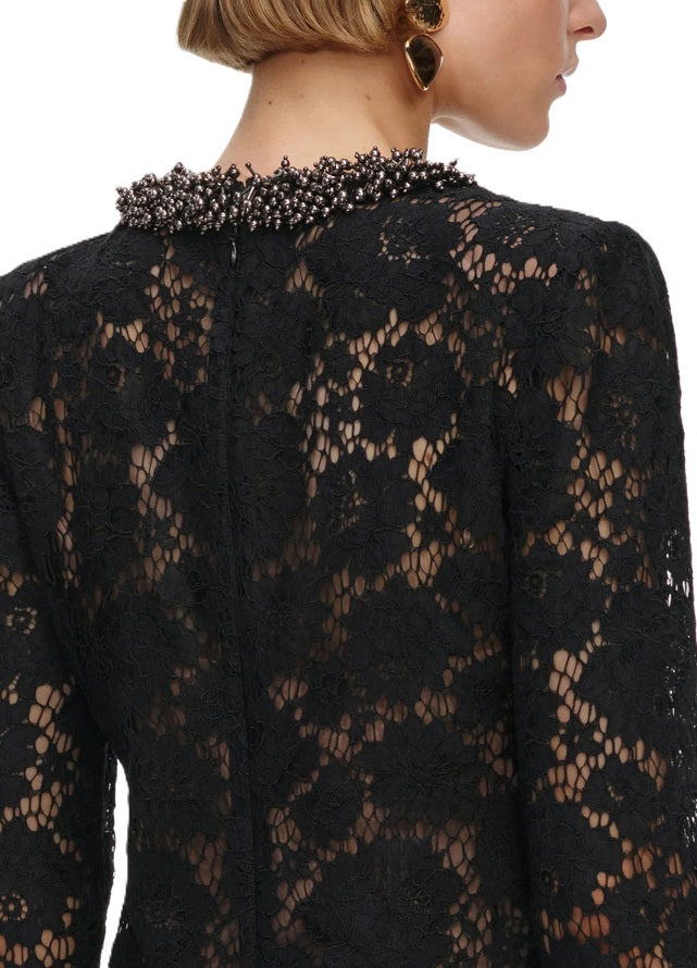 Kleid Self-Portrait Black Lace