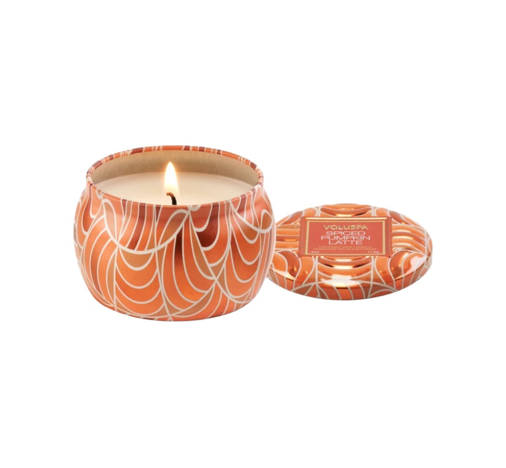 Kerze VOLUSPA Spiced Pumpkin Latte Mini Tin Candle