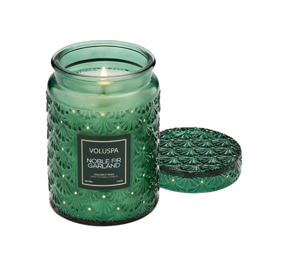 Kerze VOLUSPA Noble Fir Garland 18oz Large Jar