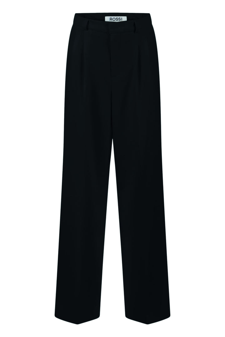 Hose-Rossi-Noa long-black-Bundfalte 