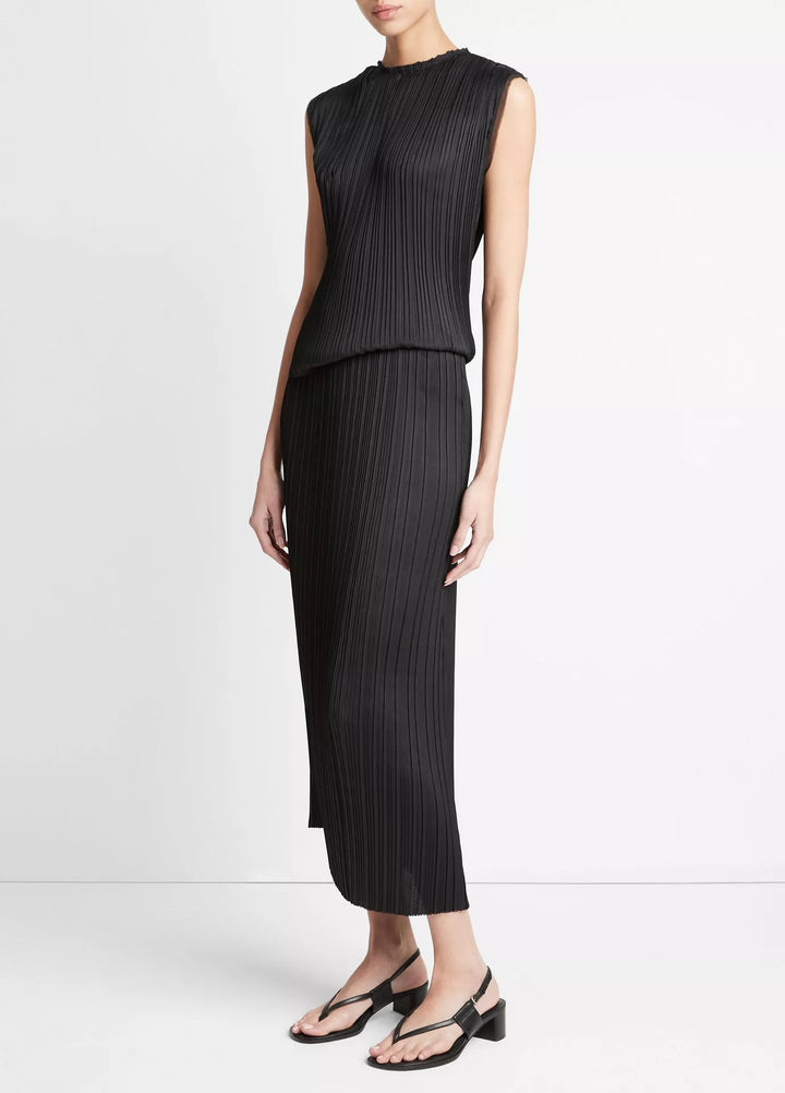 Rock-Vince-PLEATED-STRAIGHT-PULL -ON-SKIRT