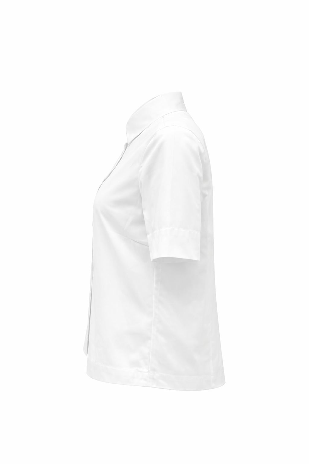 Hemdbluse The White Shirt Kurzarm in weiß. Diese klassische Hemdbluse überzeugt mit ihrem klassischen Hemdkragen, der durchgehenden Knopfleiste und der Rückenfalte. Sie hat eine normale Passform und fällt größengetreu aus. 