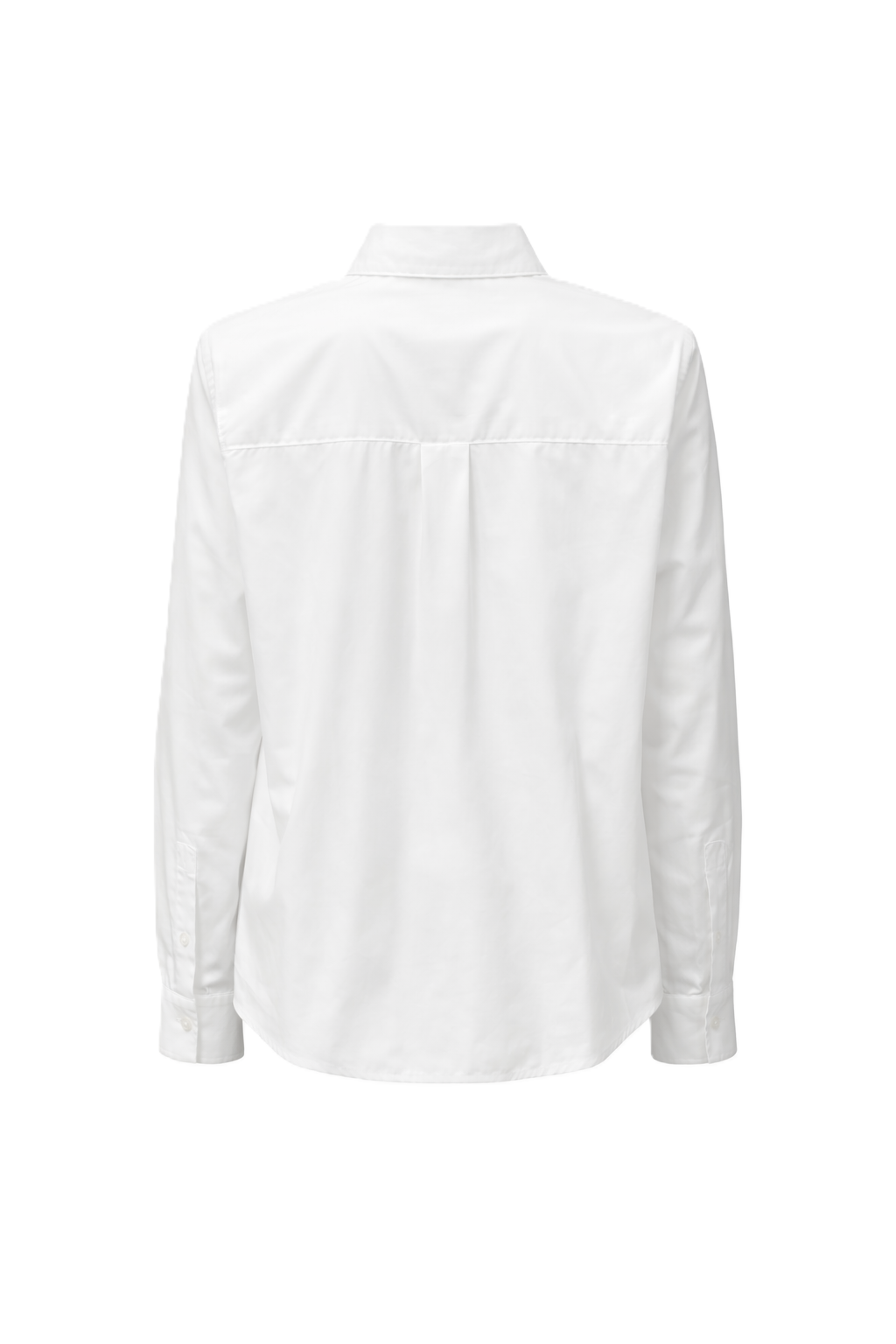 Hemdbluse The White Shirt in weiß. Diese schlichte Hemdbluse überzeugt mit zeitloser Eleganz. Der Hemdkragen und die durchgehende Knopfleiste unterstreichen den klassischen Charakter, während der Langarm und die größengerechte Passform für einen angenehmen Sitz sorgen.