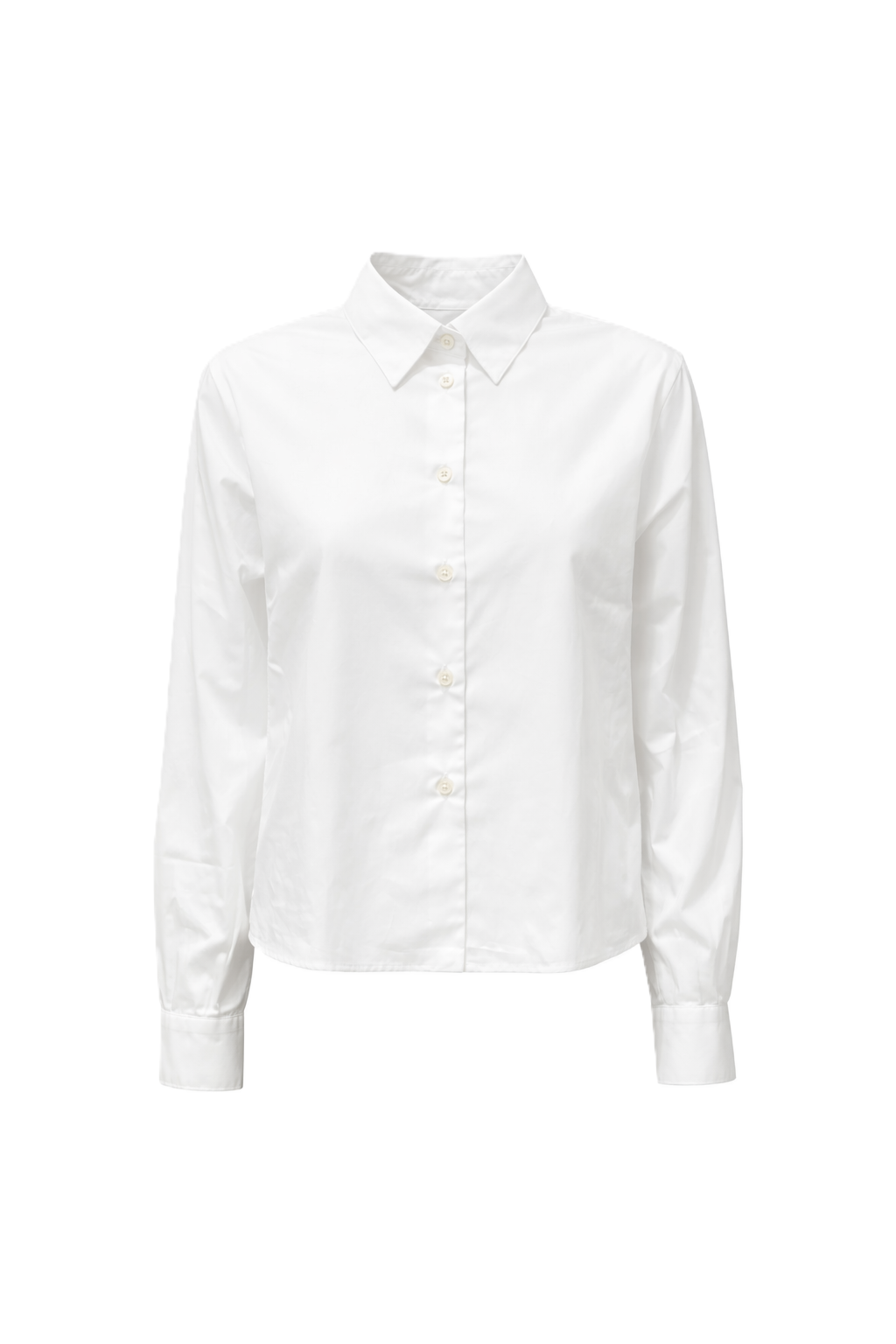 Hemdbluse The White Shirt in weiß. Diese schlichte Hemdbluse überzeugt mit zeitloser Eleganz. Der Hemdkragen und die durchgehende Knopfleiste unterstreichen den klassischen Charakter, während der Langarm und die größengerechte Passform für einen angenehmen Sitz sorgen.