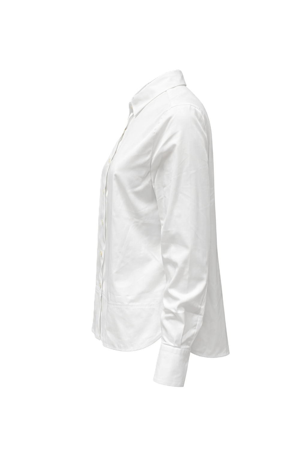 Hemdbluse The White Shirt in weiß. Diese klassische Hemdbluse überzeugt mit klarer Linienführung und moderner Eleganz. Der Hemdkragen und die durchgehende Knopfleiste unterstreichen den zeitlosen Charakter, während die stilvoll großen Manschetten einen modischen Akzent setzen.