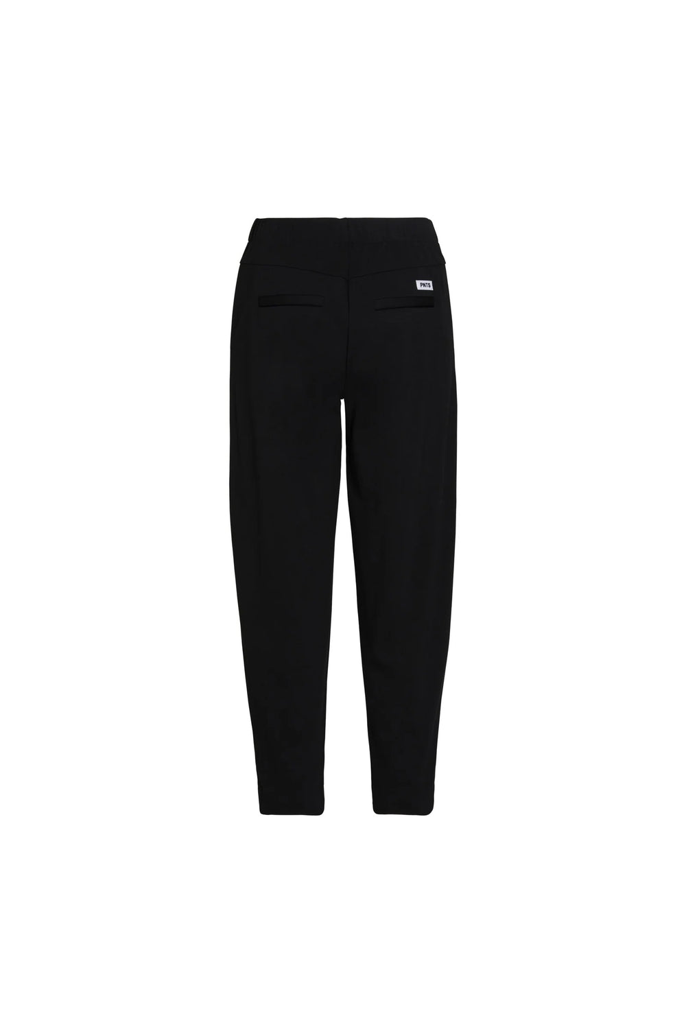 Hose PNTS 06_THE JINO O. Hose aus italienischem Jersey mit leichter O-Shape und verkürztem Bein. Lockerer Schnitt mit Bundfalten und elastischem Gummibund im hinteren Bundbereich. Riegel mit Druckknopf. Stretchmaterial.