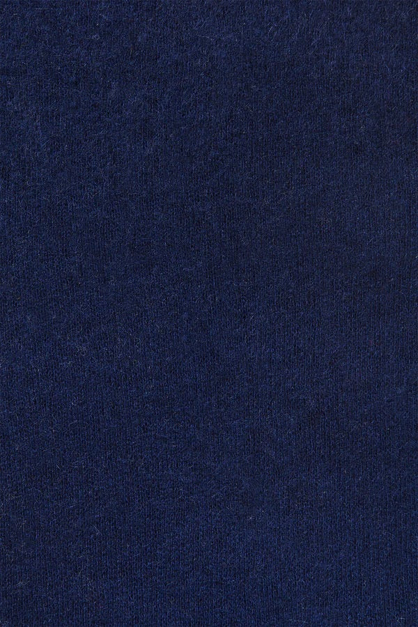 Schal von PUR SCHOEN Adria in navy blue aus Cashmere. Nickituch.