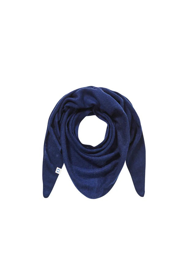 Schal von PUR SCHOEN Adria in navy blue aus Cashmere. Nickituch.