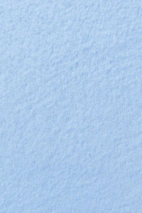 Schal PUR SCHOEN Adria bleu. Hübscher gefilzter Kaschmirschal. Der Schal ist ein Nickituch aus 100% Cashmere. 