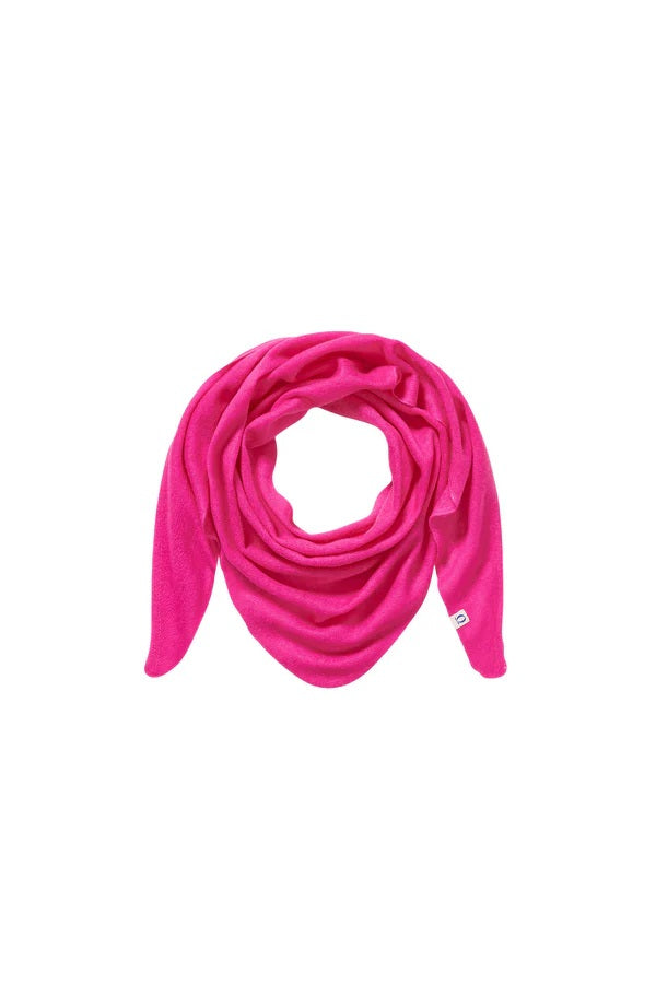 Schal PUR SCHOEN Adria pink. Hübscher gefilzter Kaschmirschal. Der Schal ist ein Nickituch aus 100% Cashmere. 