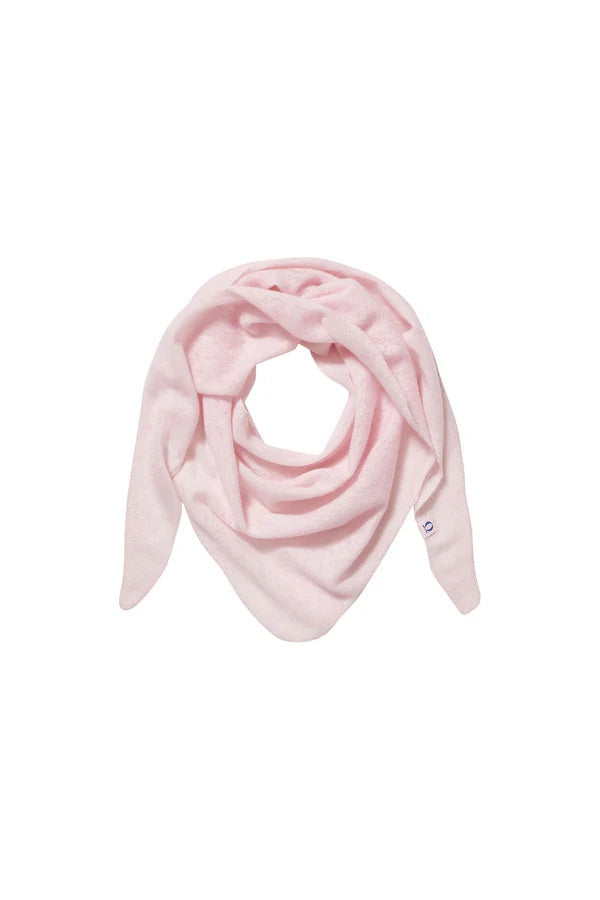 Schal PUR SCHOEN Adria rose. Hübscher gefilzter Kaschmirschal. Der Schal ist ein Nickituch aus 100% Cashmere. 