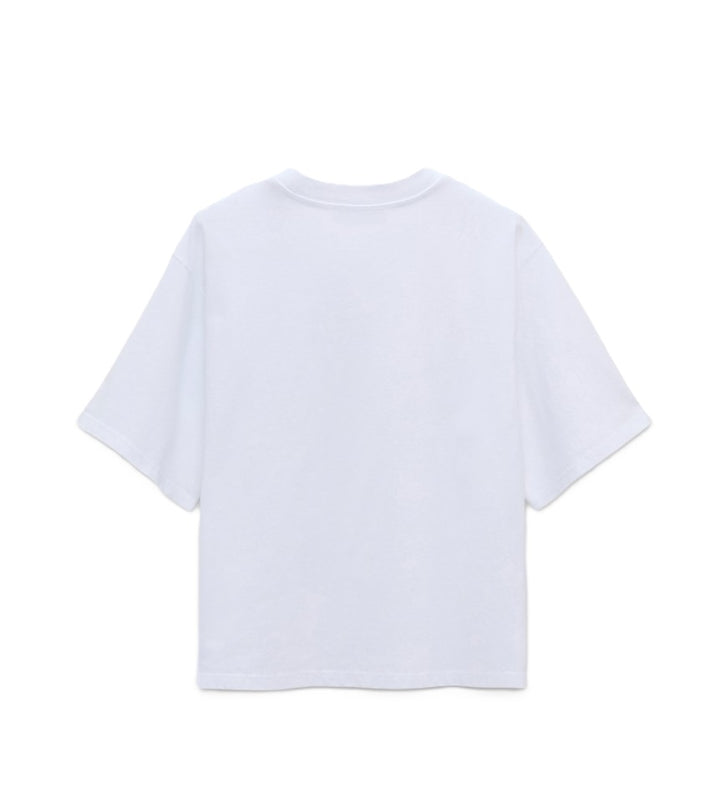 Shirt Dorothee Schumacher Daydream Flower in weiss mit Blumendruck und halben Ärmel aus Baumwolle. 
