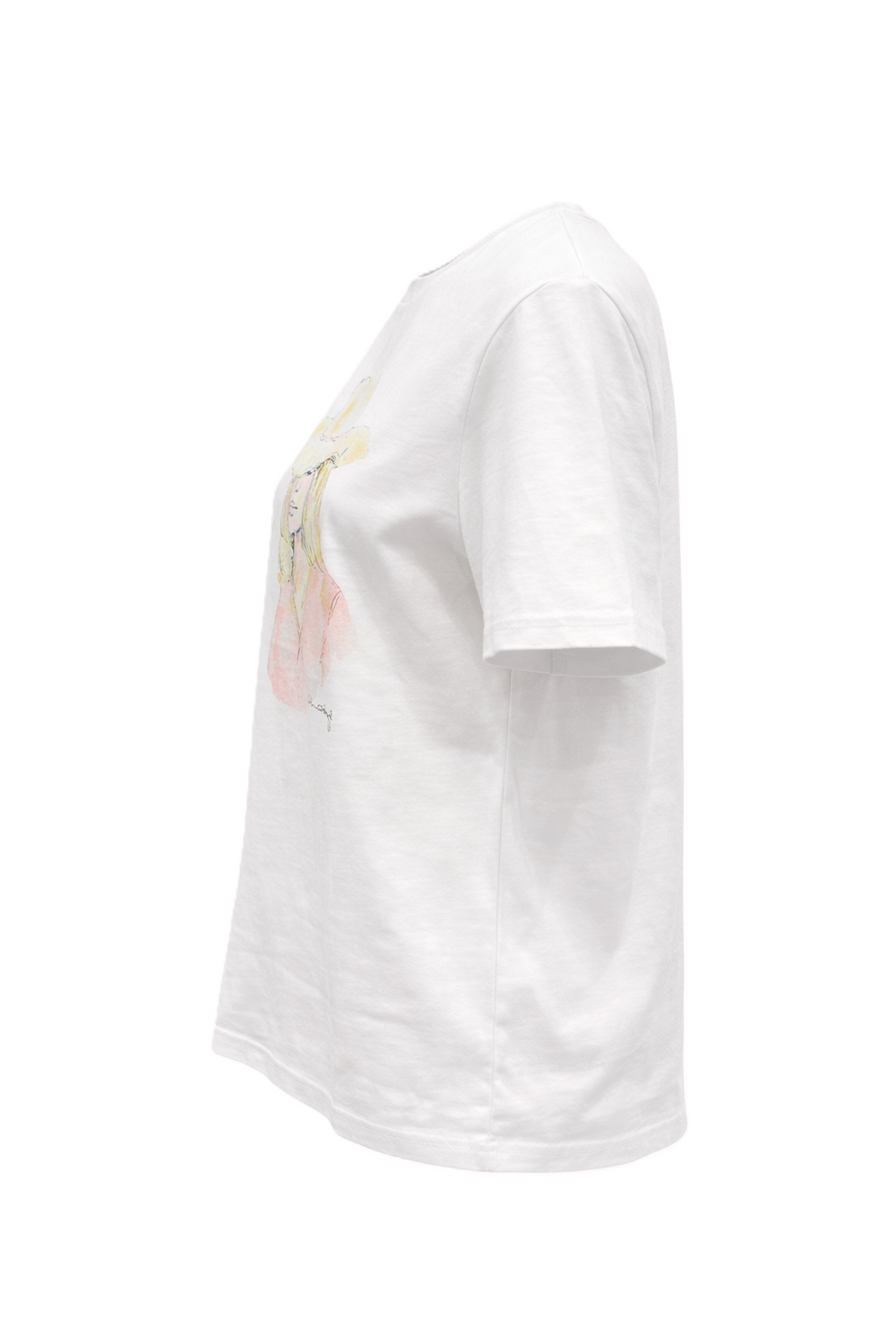 Shirt von Unartig in weiß. Frau mit Cowboyhut. Das Shirt ist aus Baumwolle, hat kurze Ärmel und einen Rundhalsausschnitt und fällt locker aus. 