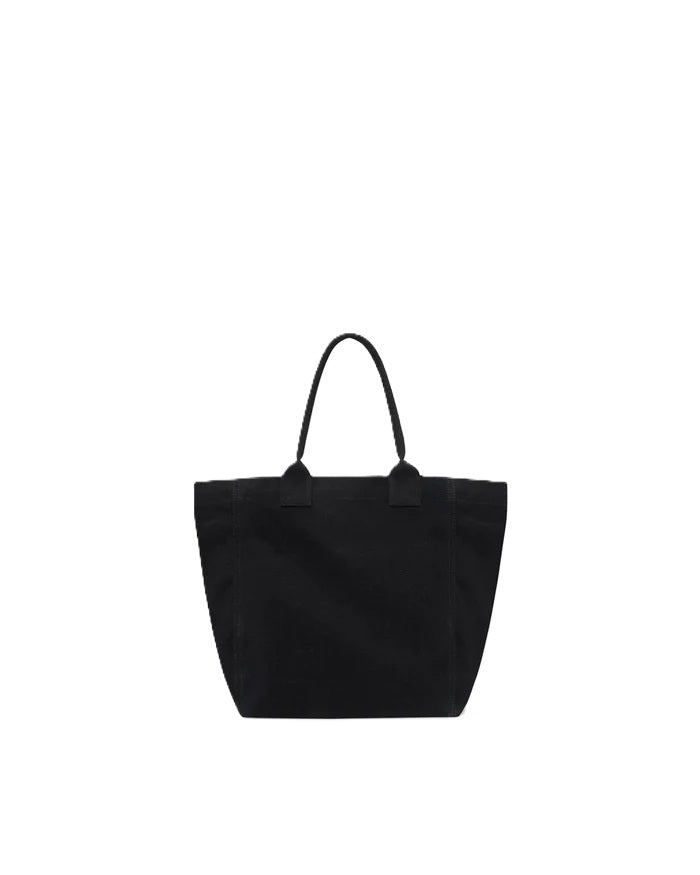 Tasche von Isabel Marant SMALL YENKY in black aus Baumwolle mit Logo. 